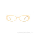 Billige stilvolle ovale Form Vollrandbrille Frames Acetat Brillen